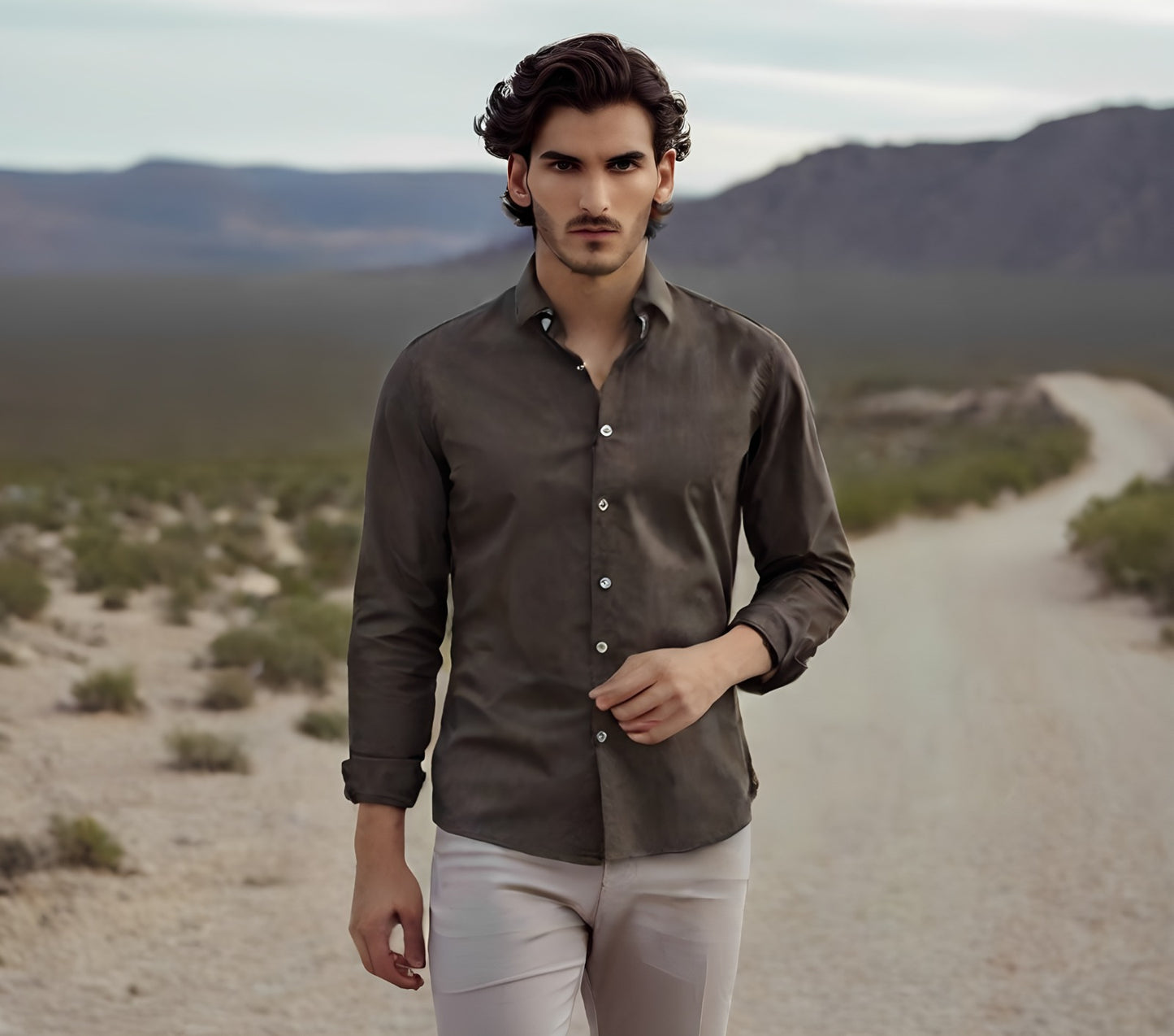 BROWN - PREMIUM QUALITY CASUAL SHIRT FOR MEN
